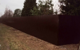 фото: забор из металлопрофиля 5